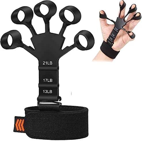 metal-hook grip strength trainer
