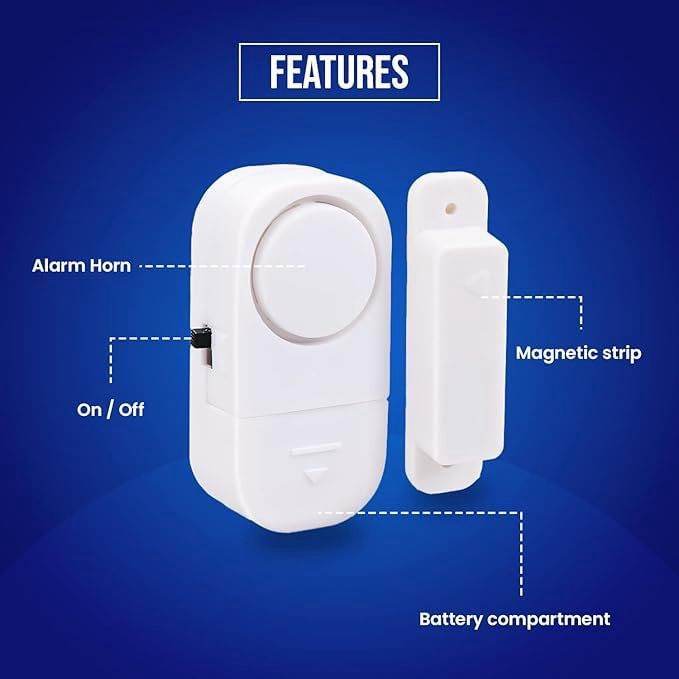 smart magnetic door bell alarm
