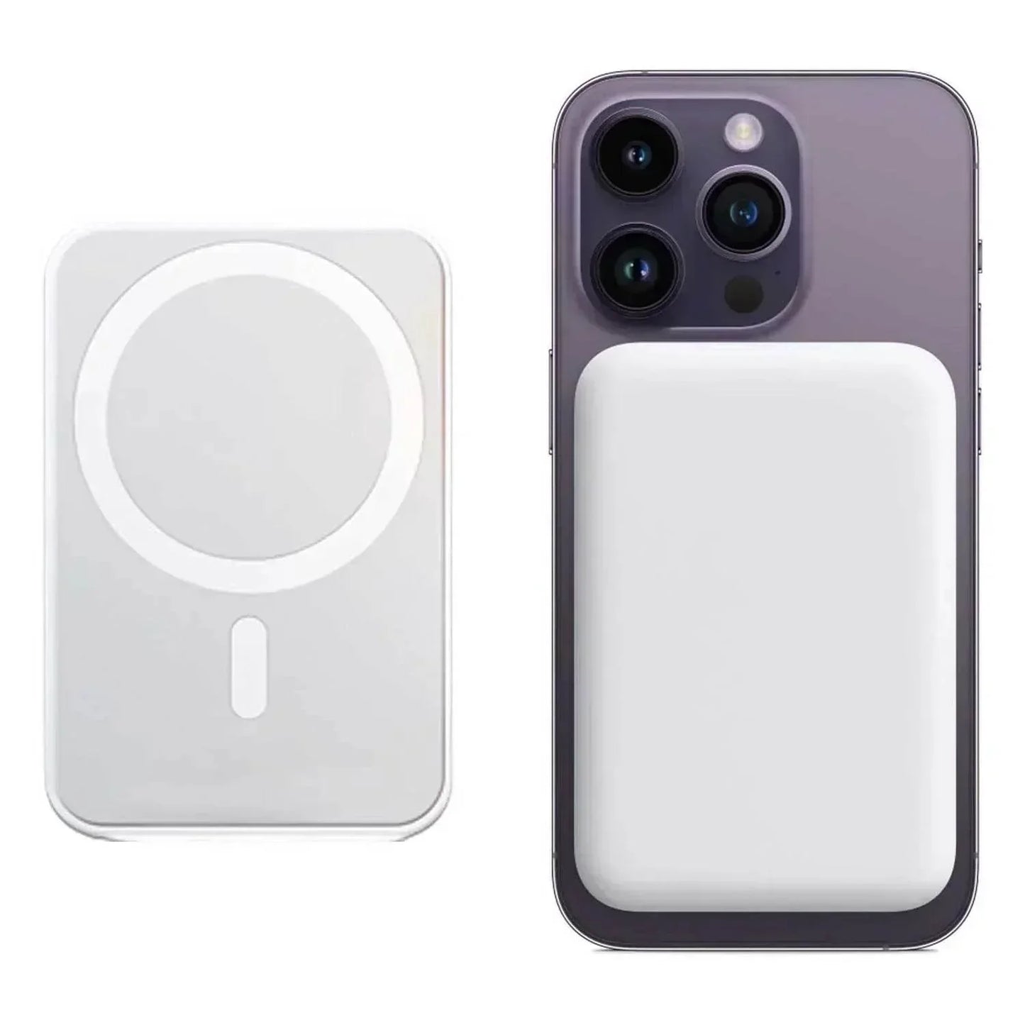 magsafe magnetic wireless power bank iphone and android supported