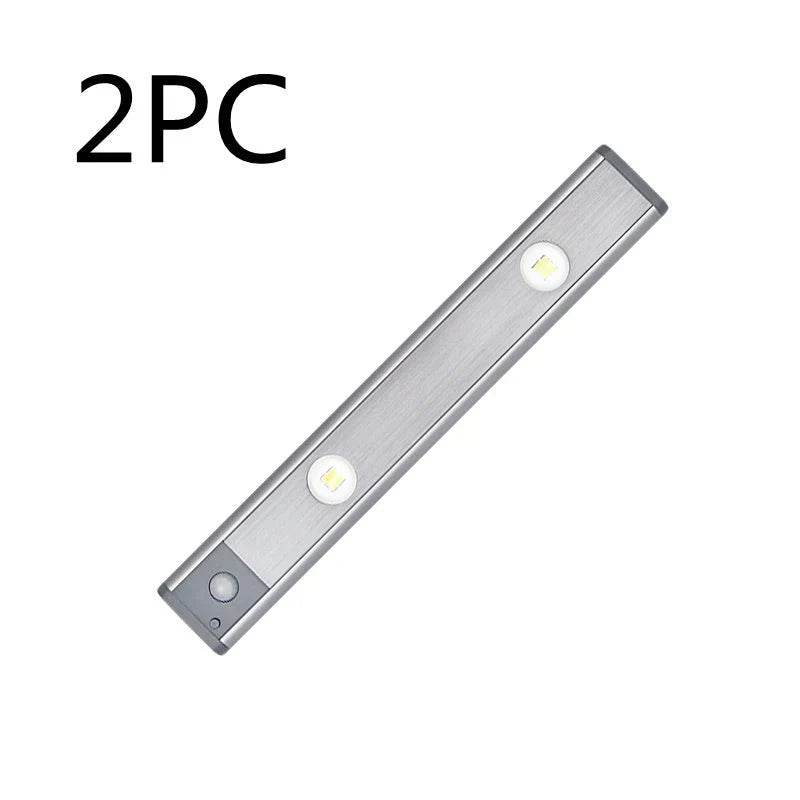motion sensor lamp under the cabinet dimmable cabinet lamp rechargeable magnetic suction installation kitchen night light wardrobe lamp