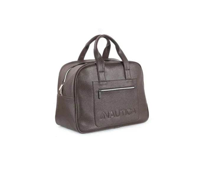 nautica - leatherette duffel bag
