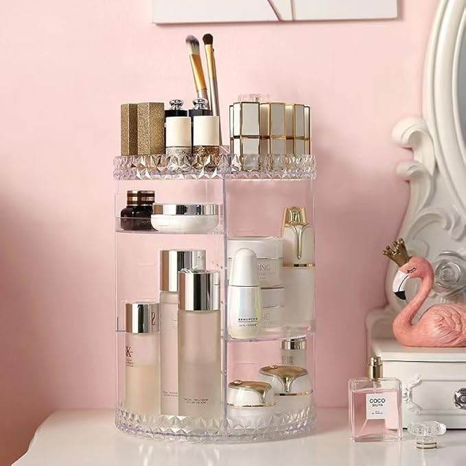 rotating cosmetic organizer