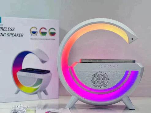 led wireless charger speaker