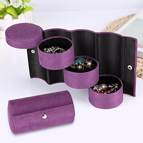 schellen 3 layers portable rotating jewellery box