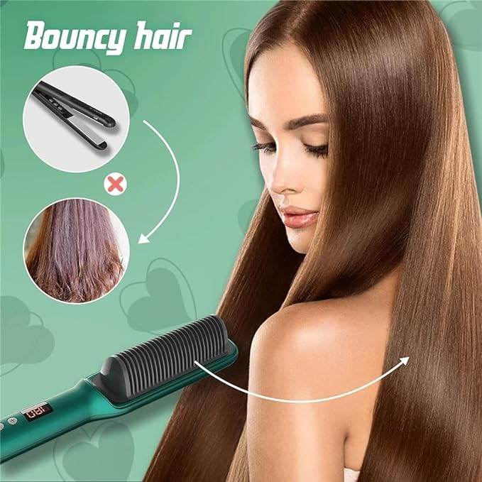 hair straightener comb/brush