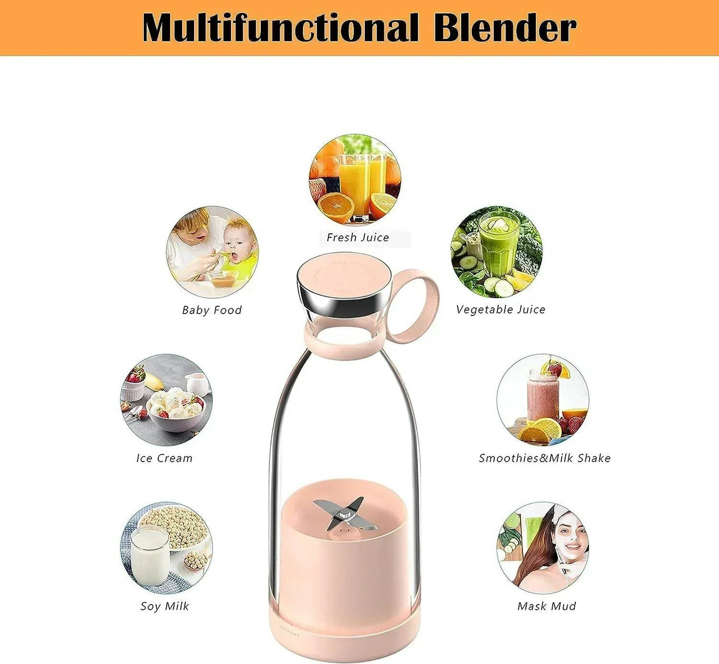 portable juicer bottle