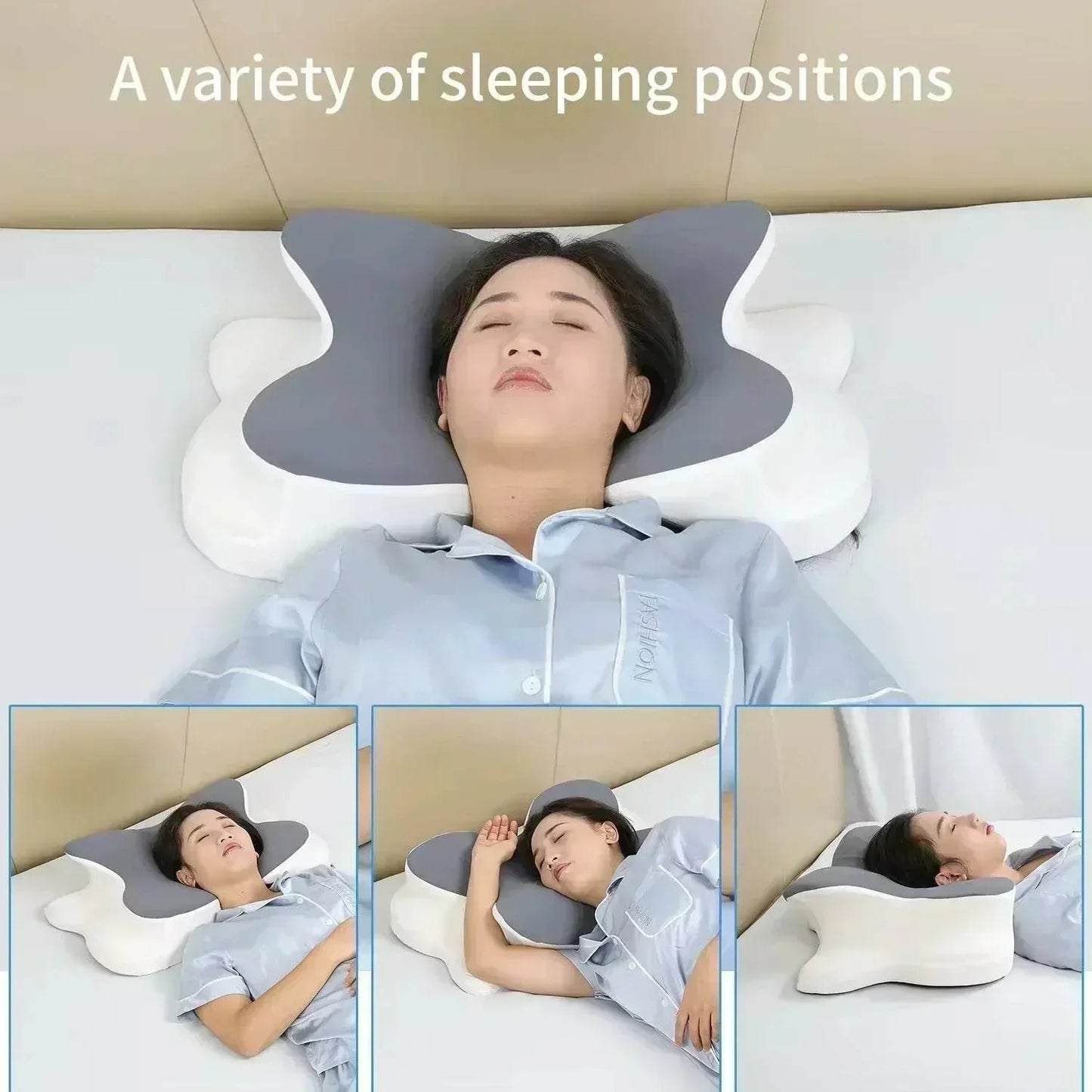 butterfly shape memory pillow