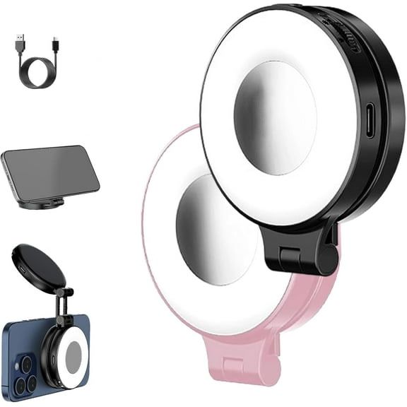 clip-on selfie ring light