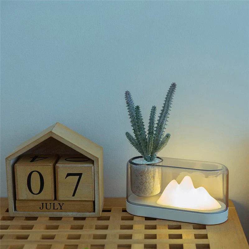creative mountain night light