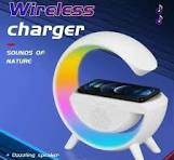 led wireless charger speaker