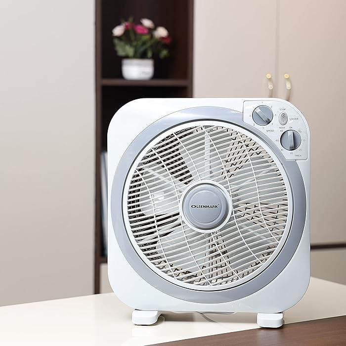 elite box table fan