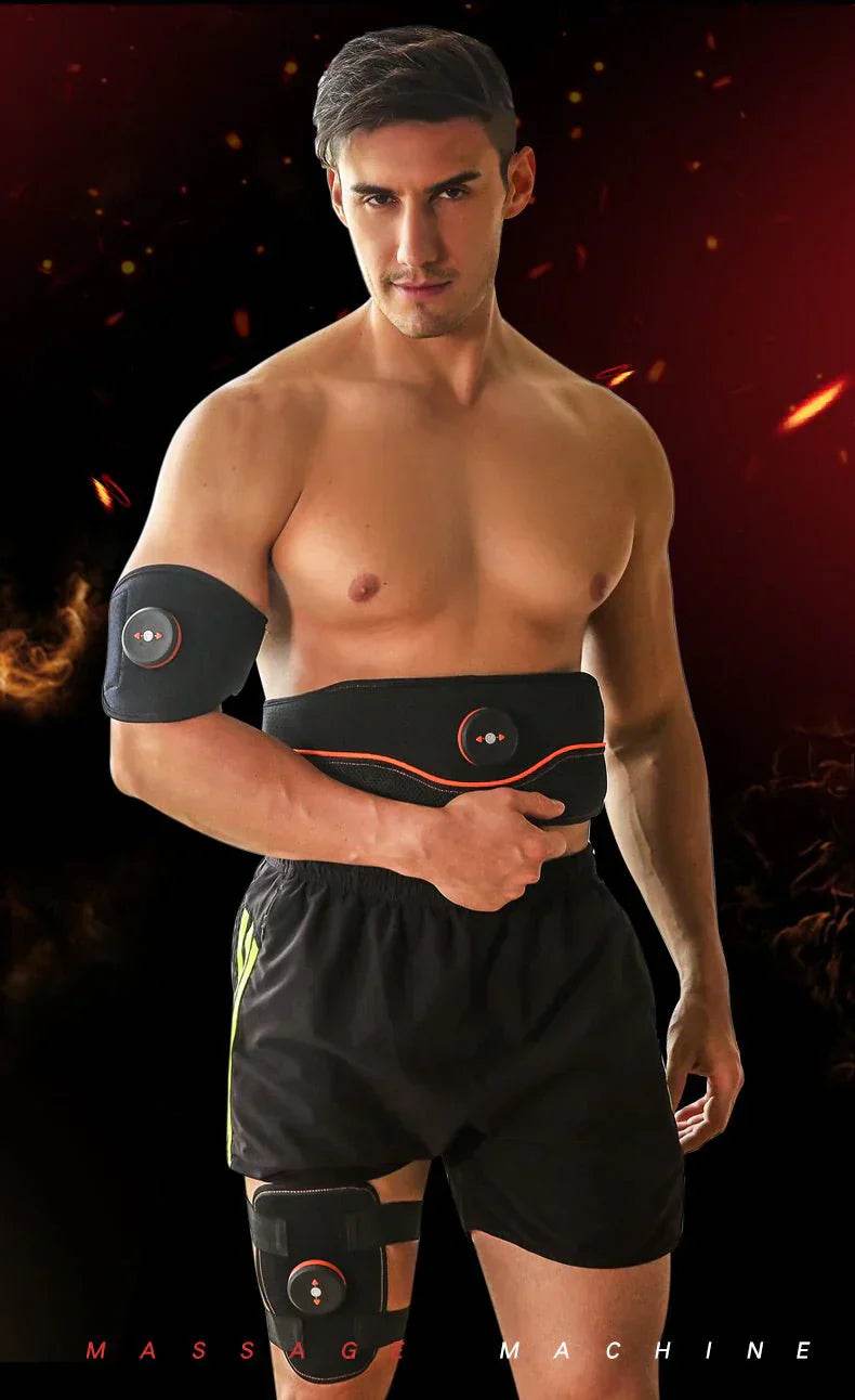 fitness muscle stimulators body slimming fitness exerciser trainer for abdomen arm leg men women fat burning home gym equipment