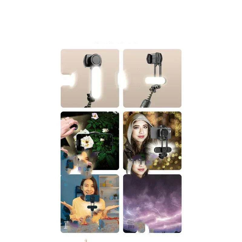 hand-held tripod head stabilizer selfie stick anti-shake