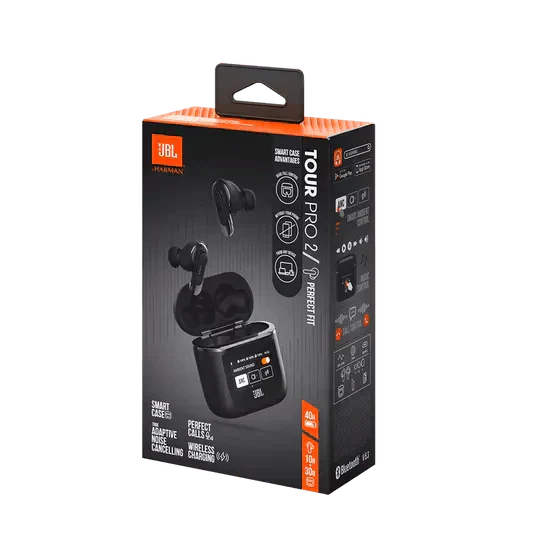 tour pro 2 earbuds with smart charging case