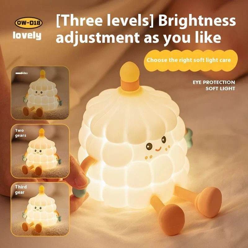 light creative sleep with small night lamp