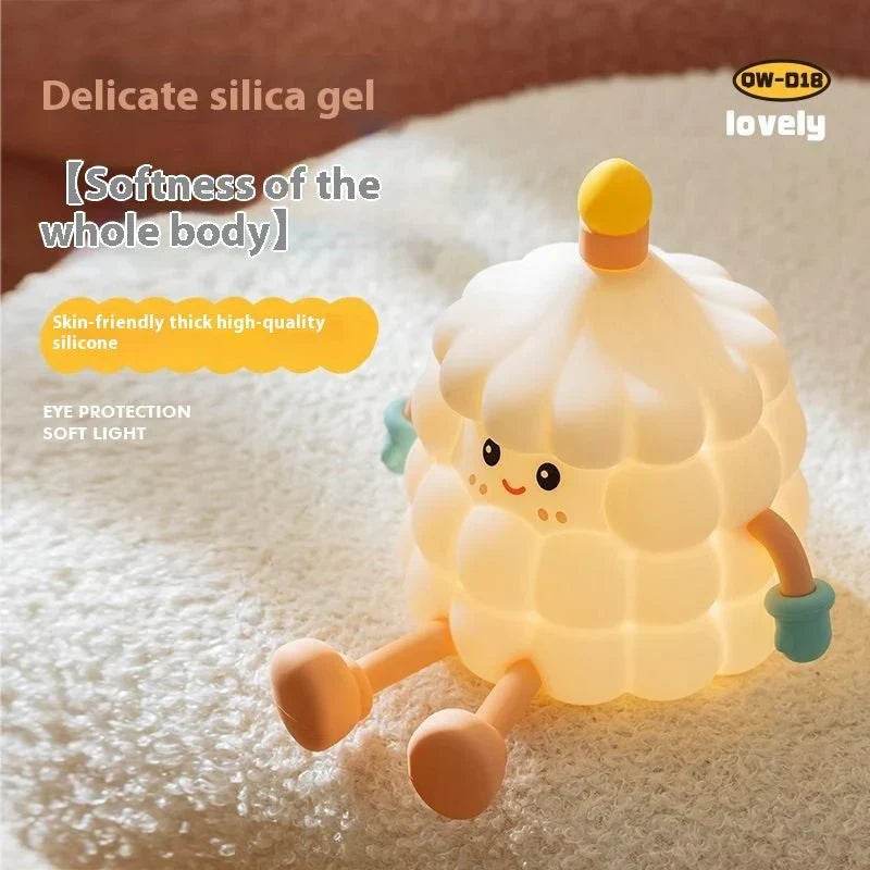 light creative sleep with small night lamp