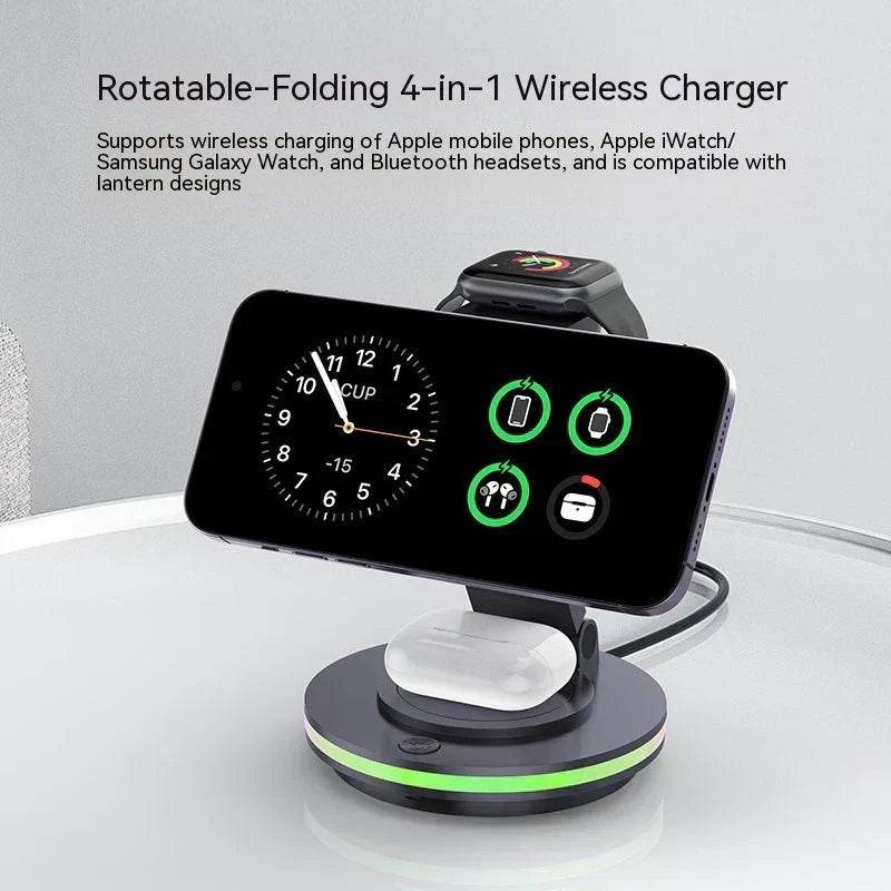 magnetic folding wireless charging bracket