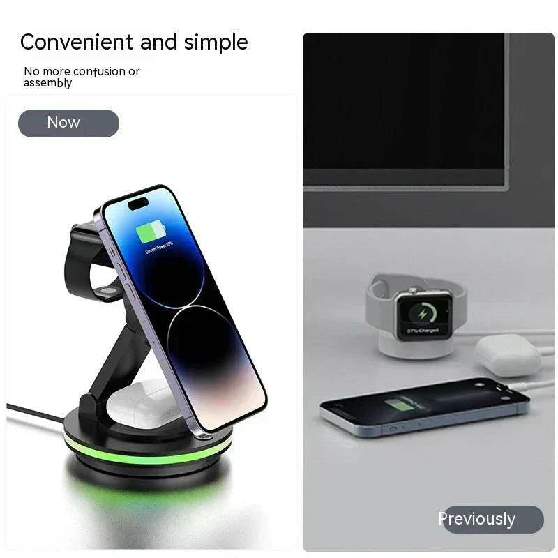 magnetic folding wireless charging bracket