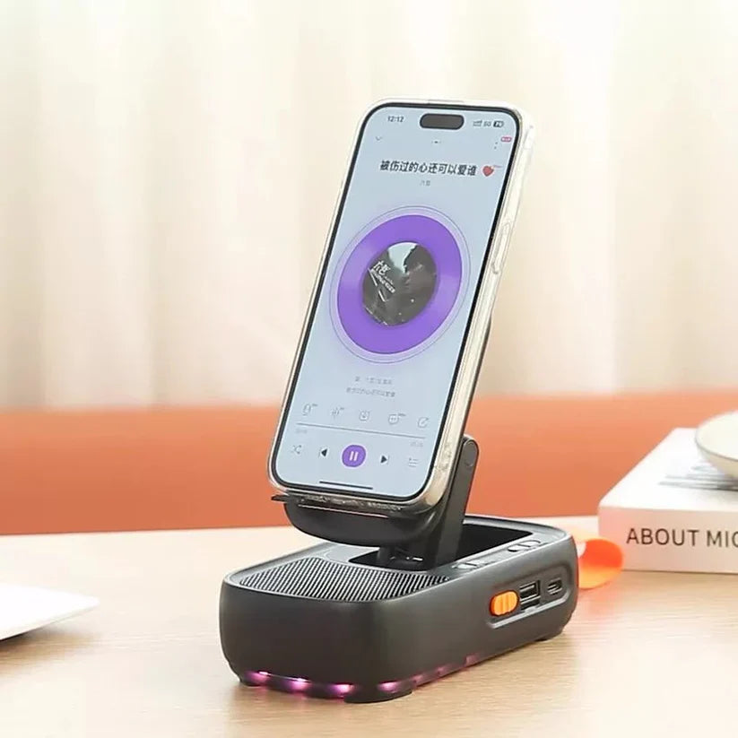 mobile holder with speaker (f15)