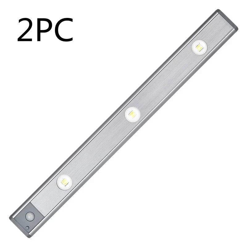 motion sensor lamp under the cabinet dimmable cabinet lamp rechargeable magnetic suction installation kitchen night light wardrobe lamp