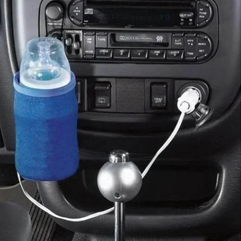 quickly food milk travel cup warmer heater portable dc 12v in car baby bottle heaters