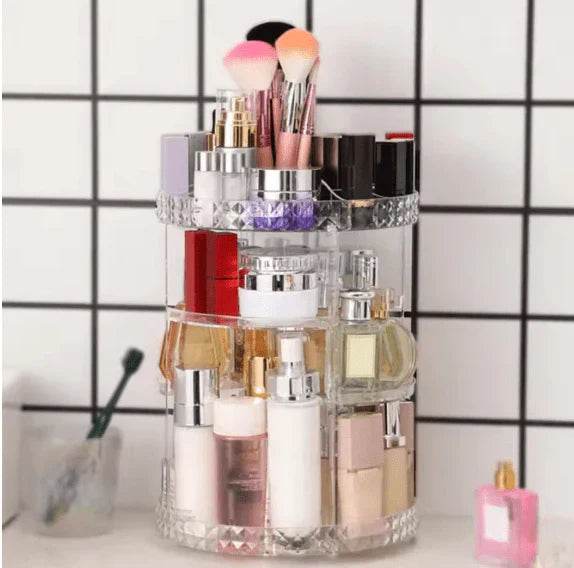 rotating cosmetic organizer
