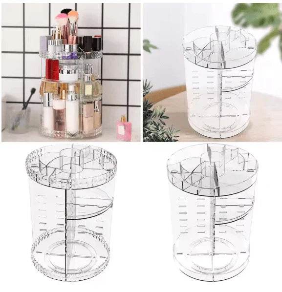 rotating cosmetic organizer