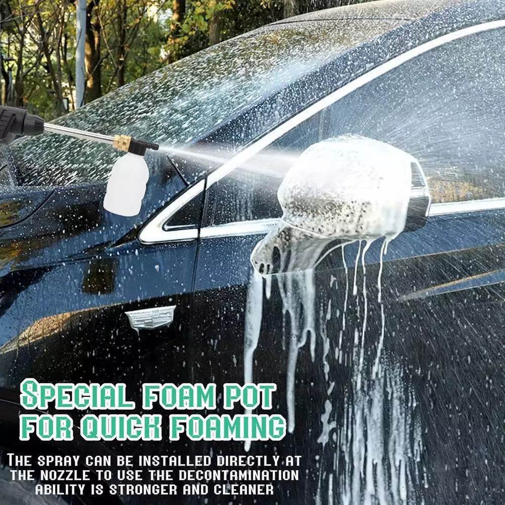 portable cordless high pressure spray water gun.