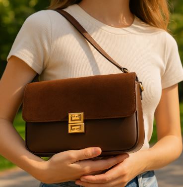 structured crossbody handbag